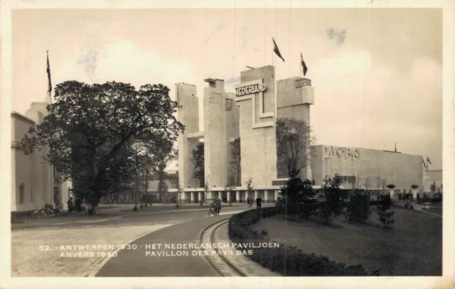 Belgium Antwerp Anvers Nederland Paviljoen World Fair 1930 RPPC B43