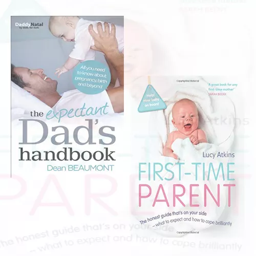 Expectant Dad's Handbook 2 Books Collection Set First-Time Parent,Paperback ,New