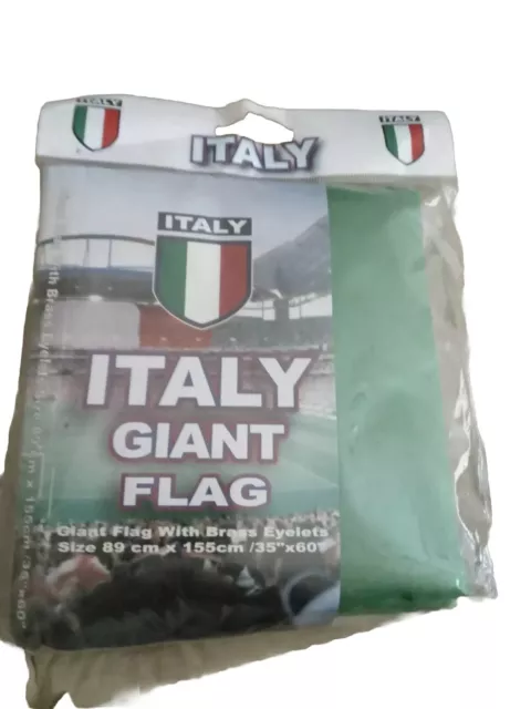 Giant 155cm x 89cm Italy Italian Bandiera Italia Euro 2024 Football Flag Banner