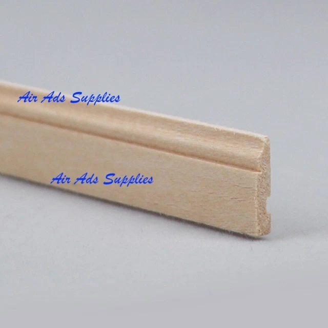 AirAds Dollhouse 1:12 Miniatures Wood Finishing Trim Wood Moldings (Lot 10pcs)