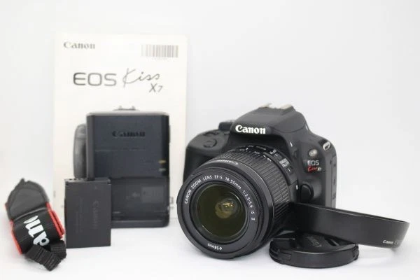 Canon EOS Kiss X7 / EF-S 18-55mm、EF50mm Amazon Canada: Canon Digital SLR Camera EOS Kiss X7 (Double