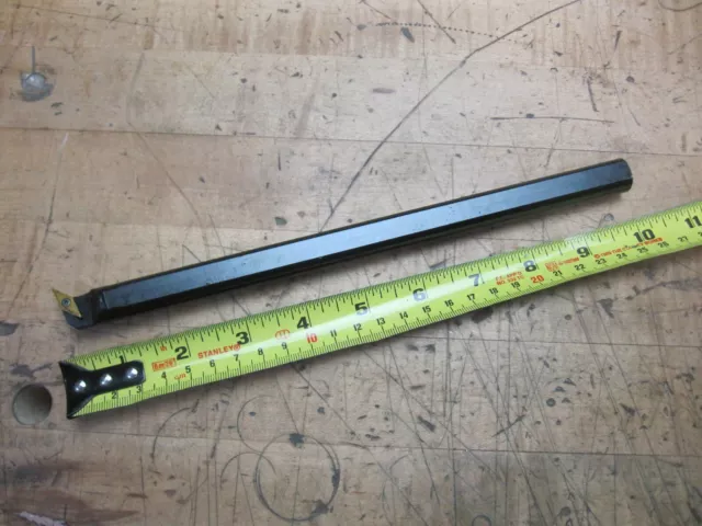 Carboloy A10 SVDBL-2 left turn indexable profiling boring bar 5/8 shaft 10" OAL