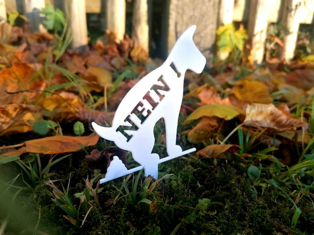 STECKSCHILD GARTEN Kein Hundeklo Hunde Schild Keine Hunde EUR 4,75