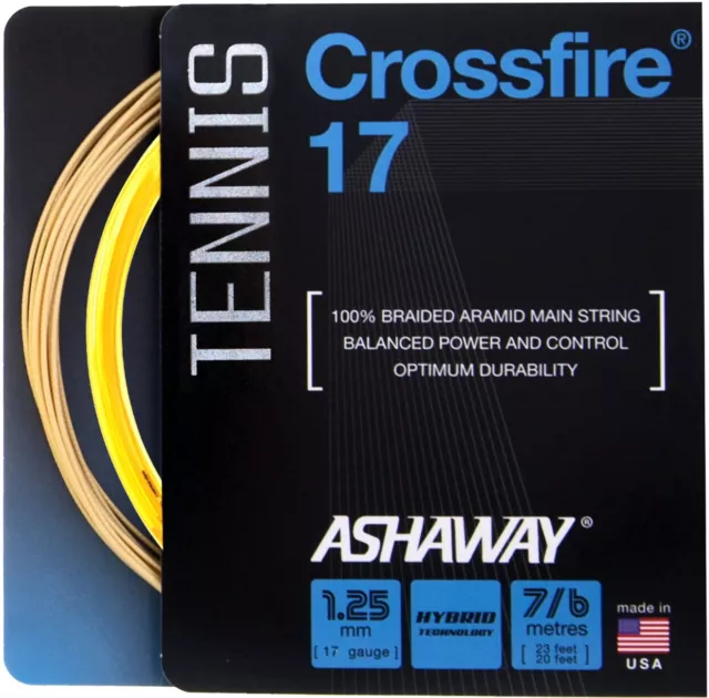 Ashaway Crossfire 17 1.25/1.30mm Hybrid Packet