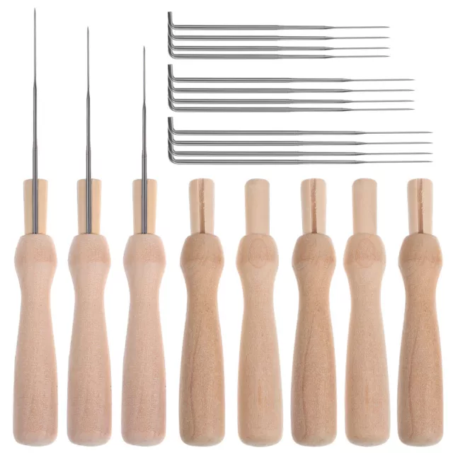 Herramientas de fieltro de lana kit de aguja punzón herramientas de punto juego de fieltro de aguja principiante
