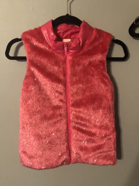 Girls Faded Glory Fuzzy Vest