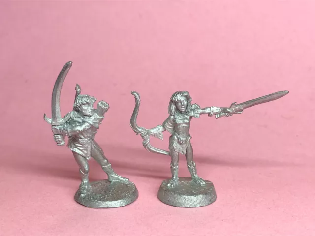 Ral Partha Warhammer AD&D Adventurers 11-011 Half-Elven Rangers Elf Rangers