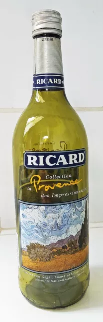 ** Bouteille Vide De Ricard 1L  "La Provence Des Impressionnistes"  1993/1996