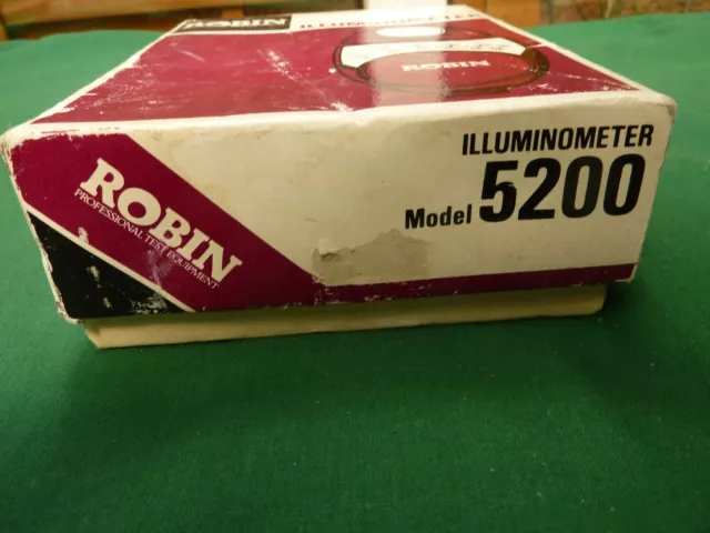 Robin Illuminometro Modello 5200 2