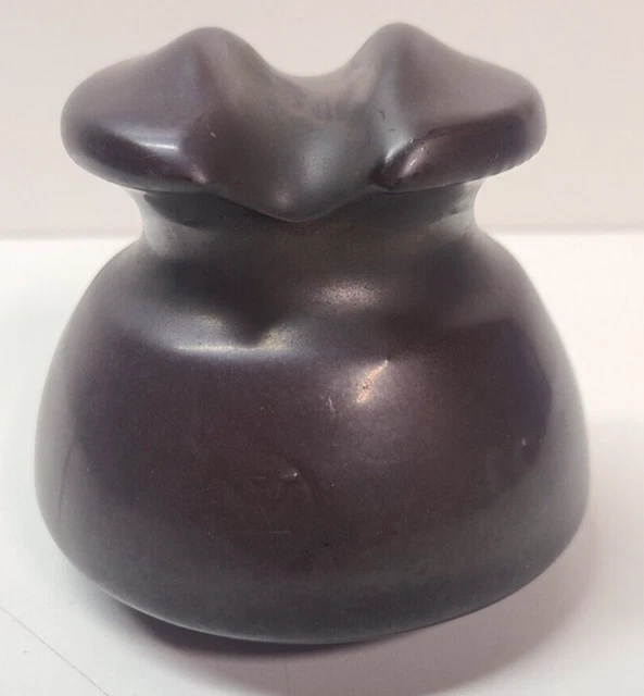 Vintage Westinghouse Amber / Brown Porcelain Ceramic Insulator