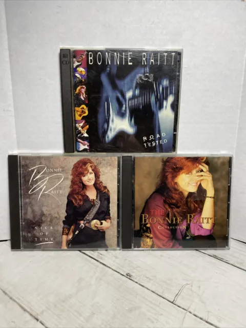 Bonnie Raitt CD Lot Nick Of Time, Road Tested & The Bonnie Raitt Collection