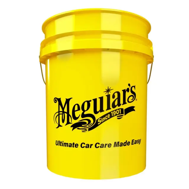 Meguiar's Wascheimer Bucket 5 GAL (ca. 19 Liter) gelb Autowäsche