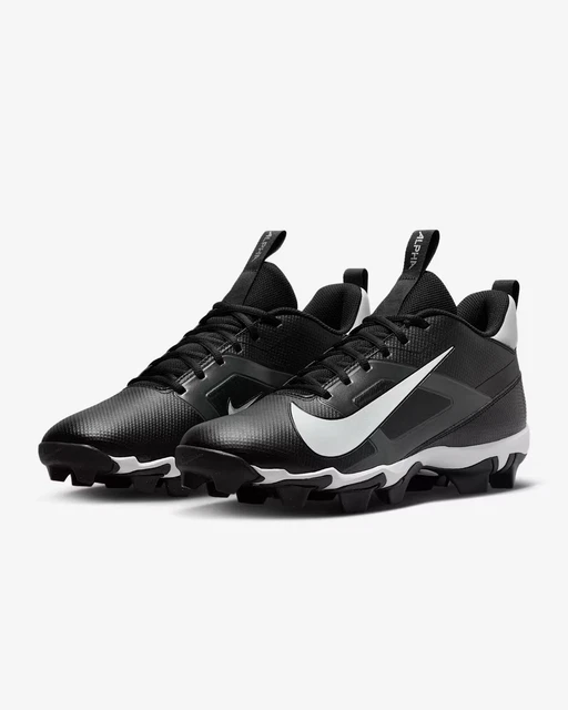 NUEVO BOTINES DE fútbol Nike Alpha Menace Shark negros blancos - Main Image