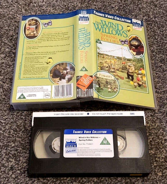 THE WIND IN The Willows Spring Follies Thames Video Pal Vhs Video Kids ...