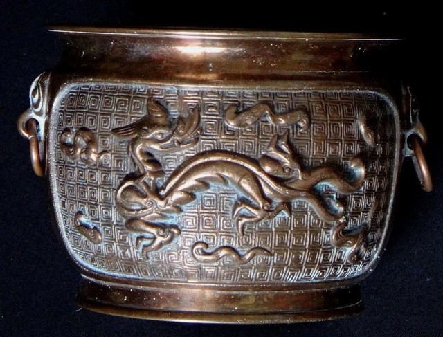 Brûle-parfum Ancien En Bronze – Chine XIXe, Style Napoléon III, Art Populaire Asiatique