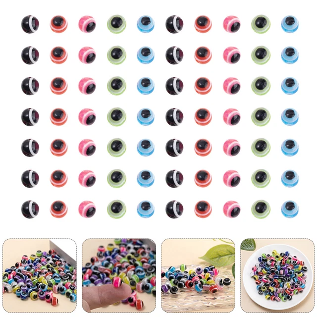 100 stücke bunte schmuck machen lose perlen diy harz perlen handcraft zubehör