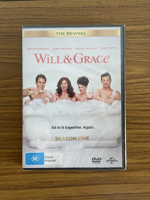 WILL  & GRACE , “The Revival” DVD. Season One.  Region 4.  Brand New + Sealed.