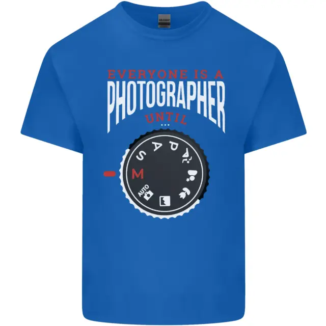 T-shirt top da uomo cotone Everyones a Photographer Until Photography 3