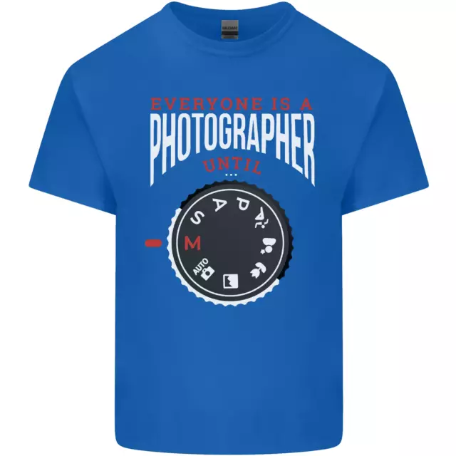 T-shirt top da uomo cotone Everyones a Photographer Until Photography 3