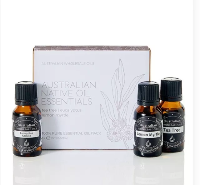 Australian Native Oil Collection - 100% Pure Essential Oils Trio PacK