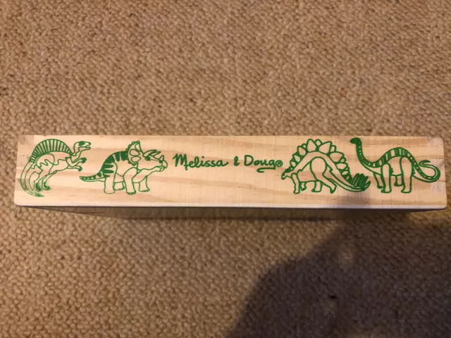 Melissa & Doug Dinosaur Wooden Stamp Set