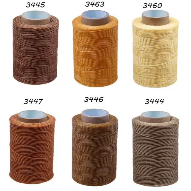 250m Leather Sewing Waxed Thread Wax Cord String Hand Stitching DIY Craft 250D 3