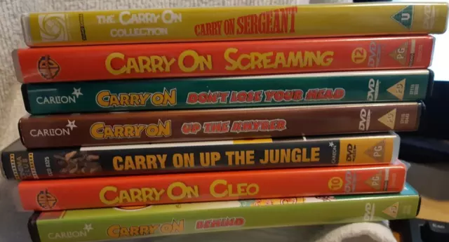 Carry On Dvds Various Prices Various Titles - Free Post Multi Purchase Discount