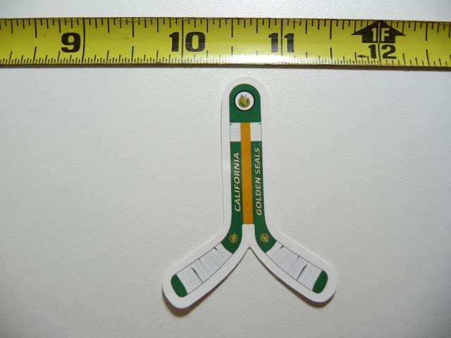 California Golden Seals Hockey Sticks Decal Sticker Pride State