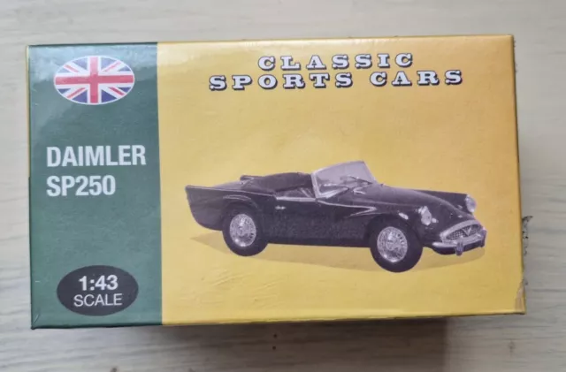 Atlas Editions Classic Sports Cars Daimler SP250 1:43 Scale Unopened (SB04)