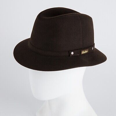 Borsalino Alessandria Pocket deep gray hat 61 cm - US 7 5/8 - UK 7 1/2 NEW