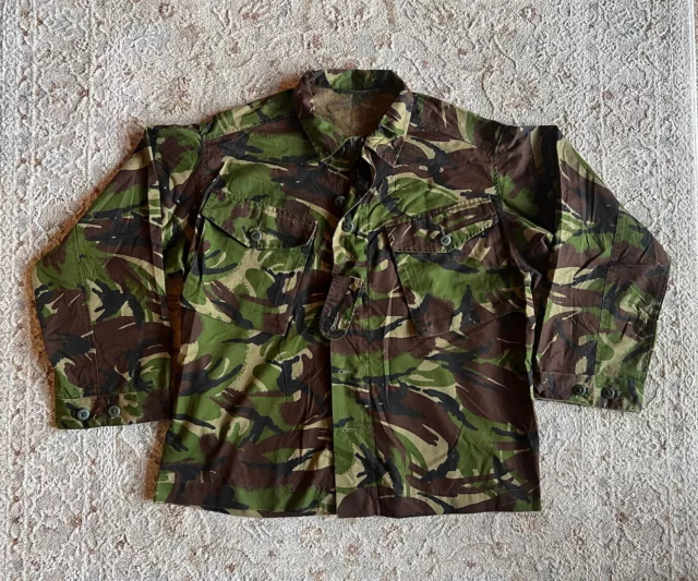 UK British Army Surplus 95 DPM Lightweight Woodland Camo Combat Shirt ~ 170/112