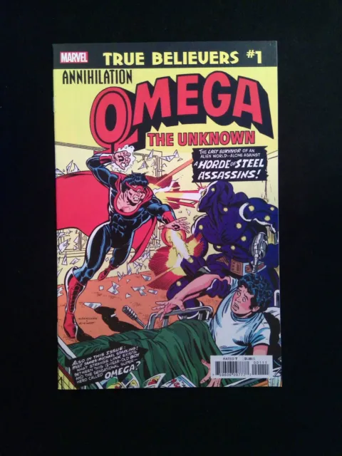 True Believers Annihilation Omega Unknown #1  MARVEL Comics 2020 NM-