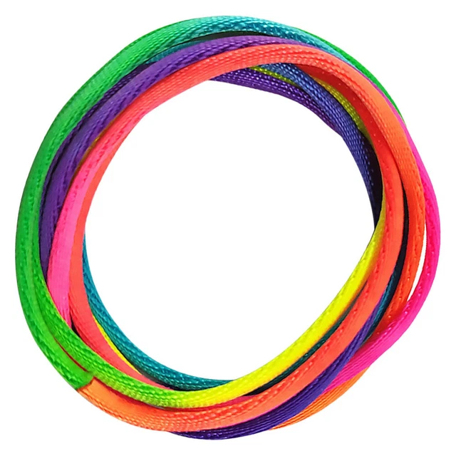 6 Pcs Geflochtenes Seil Bunte Seile Zum Flechten Finger Über Drehen Puzzle