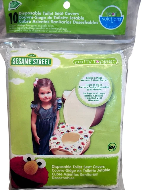 Neat Solutions Sesame Street Potty Topper Disposable Stick-in-Place Toilet Seat Covers, 10-Count Potty Seat - Plastic Potty Seat Available At Reasonable Price - Buy Baby Care Products In India - View #9
