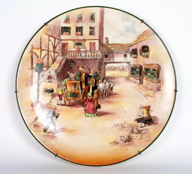 Royal Doulton Old English Coaching Scenes Charger D6393 - UK Made!