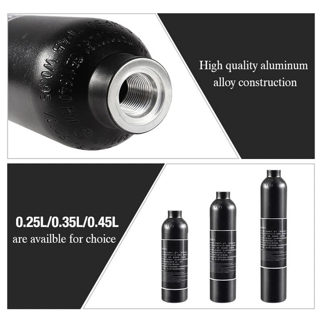 Réservoir Acecare 3L CE PCP 4500psi Carbone Pour Carabine à Air