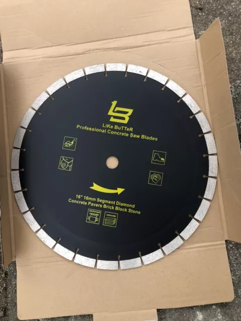 16” Concrete Demo Saw Blades 400mm Laser Welded Diamond, LiKe BuTTeR!!!