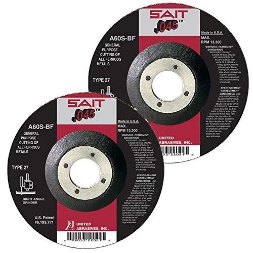 Abrasive Cut Off Wheels A60S Type 27 (42) Grinder Cutting Wheel 4-1/2 inch x ...