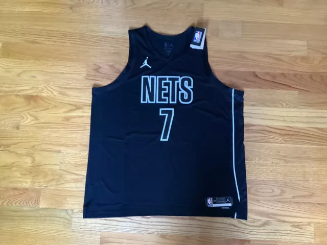 NEW Nike Brooklyn Nets Kevin Durant Authentic Jersey DQ0140-011 Men's Sz 58 3XL
