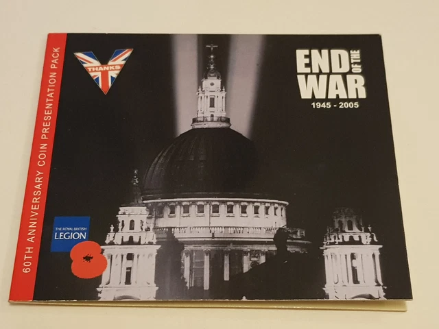 2005 Gibraltar 60th Anniversary End of the War £5 Five Pound Crown Coin Pack