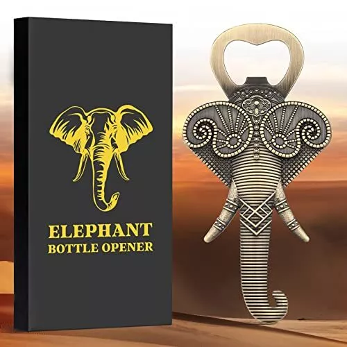 LULLEA Décapsuleur de Bière de éléphant, Cadeau Homme Femme, Idee Cadeau Anniver