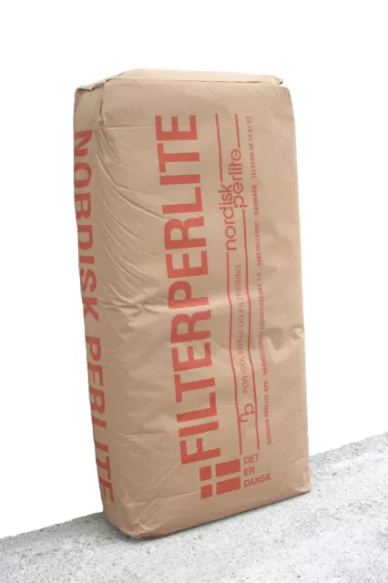 Filterperlit 50 (14 kg Sack) Filterperlite, Filterhilfe, Hilfsstoff, Filtrierung