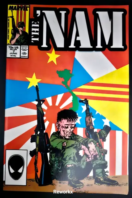 THE 'NAM Marvel Comics No. 7 "Good Old Days" 1988 Doug Murray RAW
