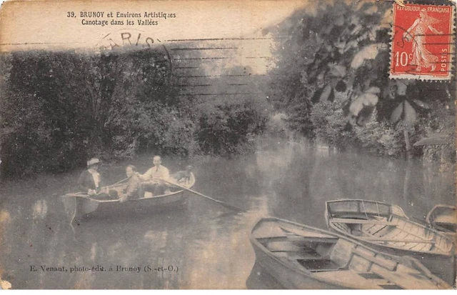 91 - BRUNOY - SAN53499 - Et Environs Artistiques - Canotage dans la Vallée