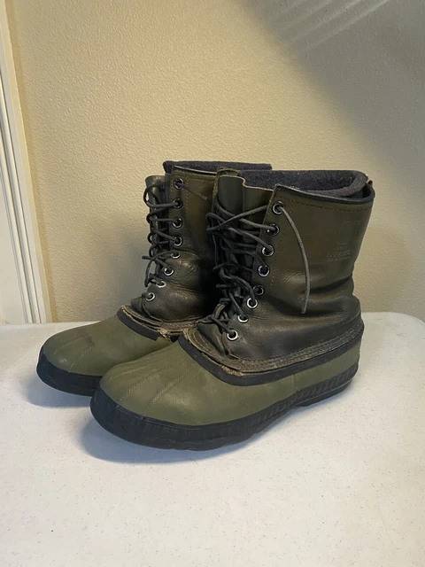 SOREL Kaufman Mark V made in Canada green hunting/hiking winter boots size 10 Sorel | Shoes | Sorel Mark V Kaufman Leather Wool Lined  main image 4