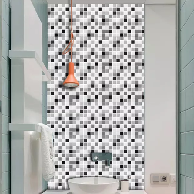 Stylish Self Adhesive Mosaic Stickers for Kitchen Wall Tiles Peel and Stick