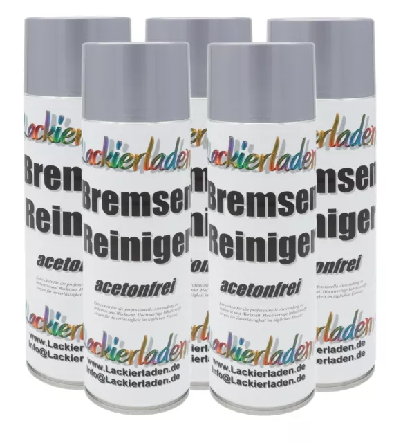 Bremsenreiniger Power Teilereiniger Fettlöser 5x 500ml mit mehr Druck