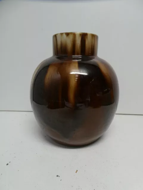 Bendigo Pottery Art Deco Waverly Drip Glaze Australian Ceramic Vase