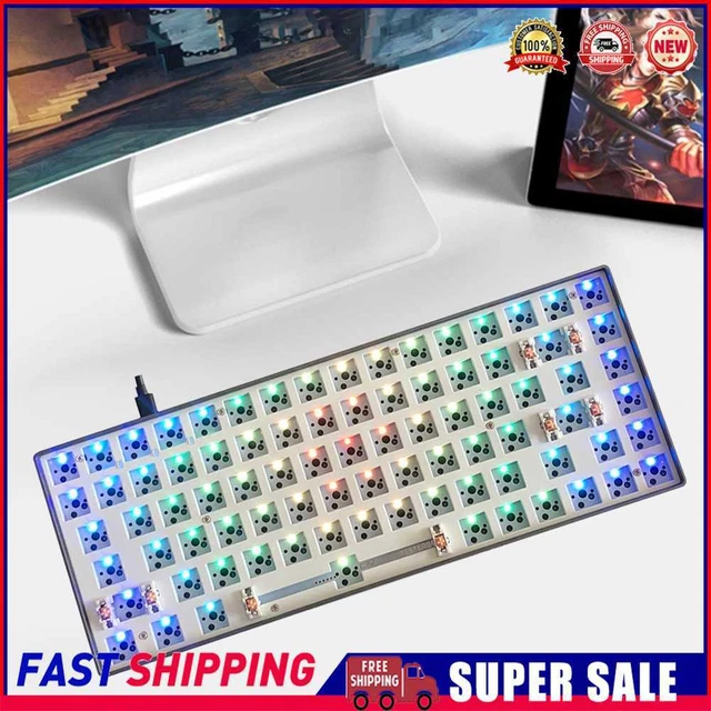 84 KEYS WIRED Mechanical Keyboard Hot Swap NKRO Gaming Keyboard Kits