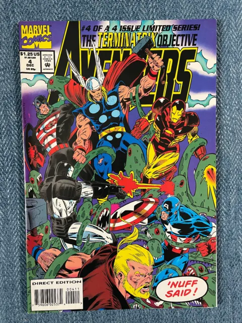 The Avengers Terminatrix Objective #4 Marvel Comics 1993 VF/NM